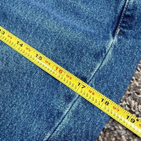 H&M Medium Wash High Rise Waisted Mom Dad 90s Jeans 4 Straight - Picture 8 of 9